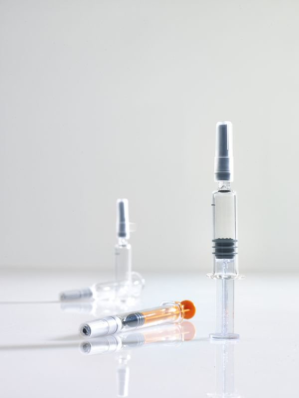 Components for pre-filled syringes