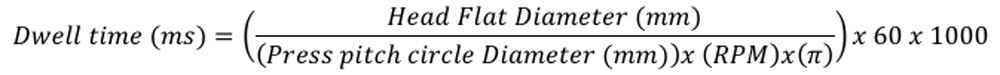 Dwell Time Calculation Formula