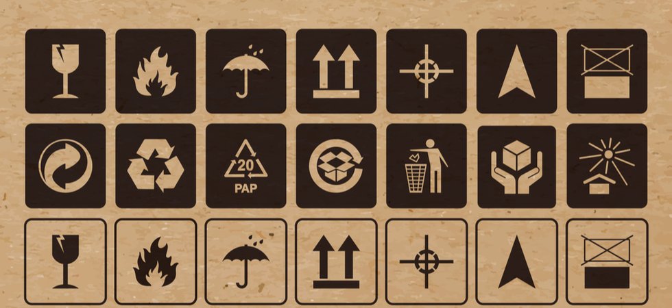 Packaging symbols