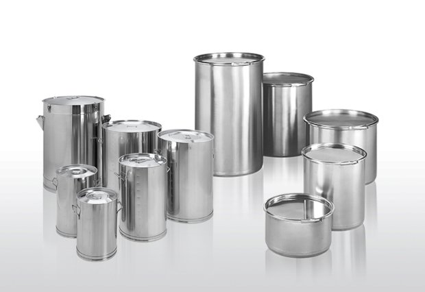 Stainless steel vessels and drums