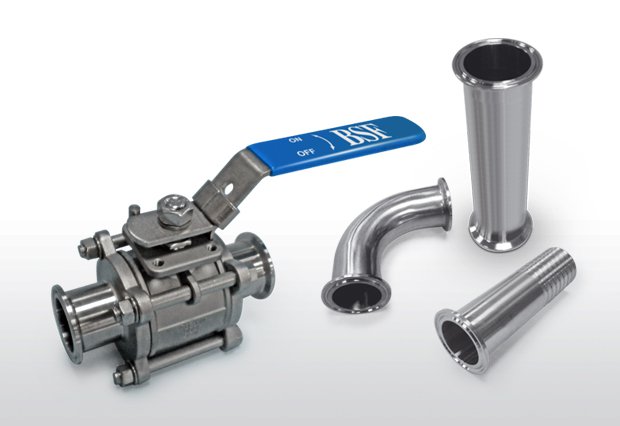 Stainless steel Tri-clamp fittings